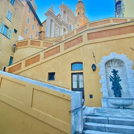 公寓 Le St Julien Terrasse Vue Exceptionnelle 芒通