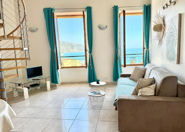 Le St Julien Terrasse Vue Exceptionnelle Μεντόν